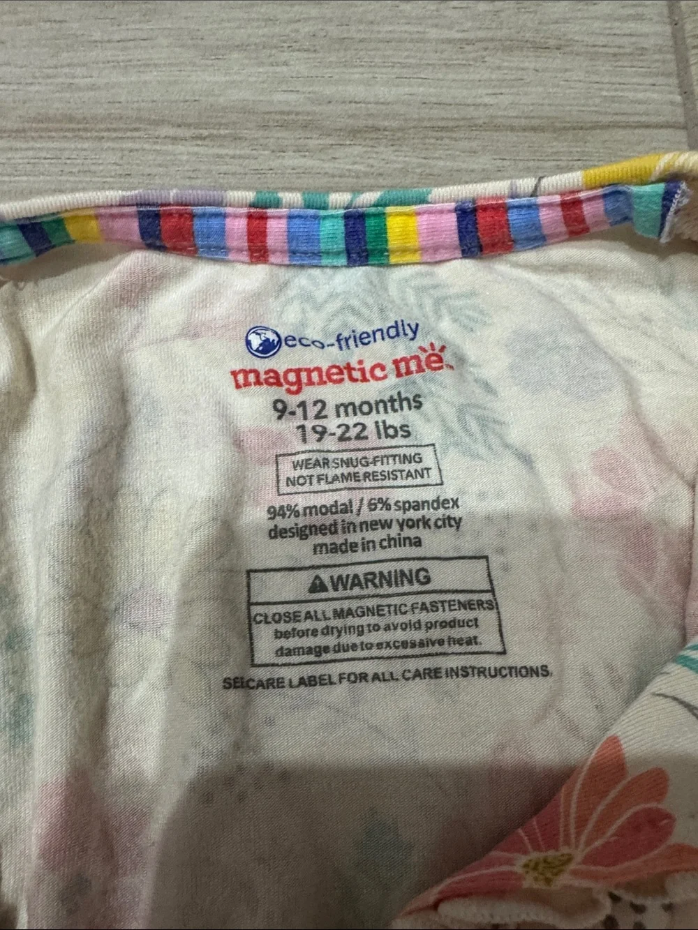 Magnetic Me Primrose Cottage Modal Magnetic Parent Favorite Footie 9-12 months